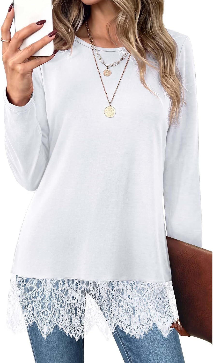 Long sleeve shirts. teacher outfits. womens tops dressy casual. lace tops for women