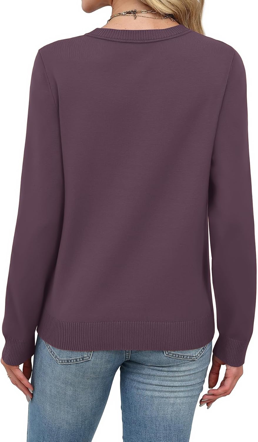 Women Lightweight Pullover Long Sleeve Tops