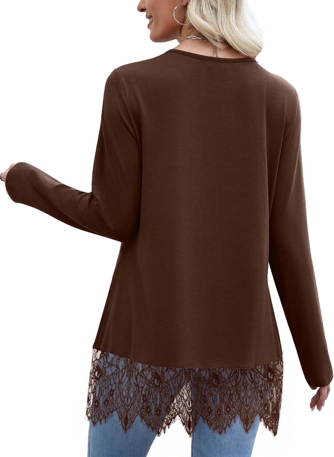 Long sleeve shirts. teacher outfits. womens tops dressy casual. lace tops for women