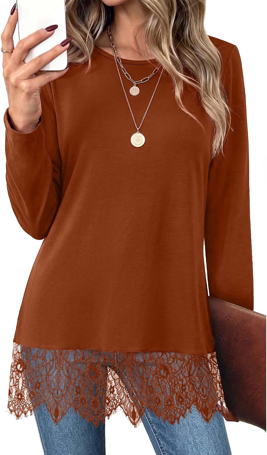 Long sleeve shirts. teacher outfits. womens tops dressy casual. lace tops for women