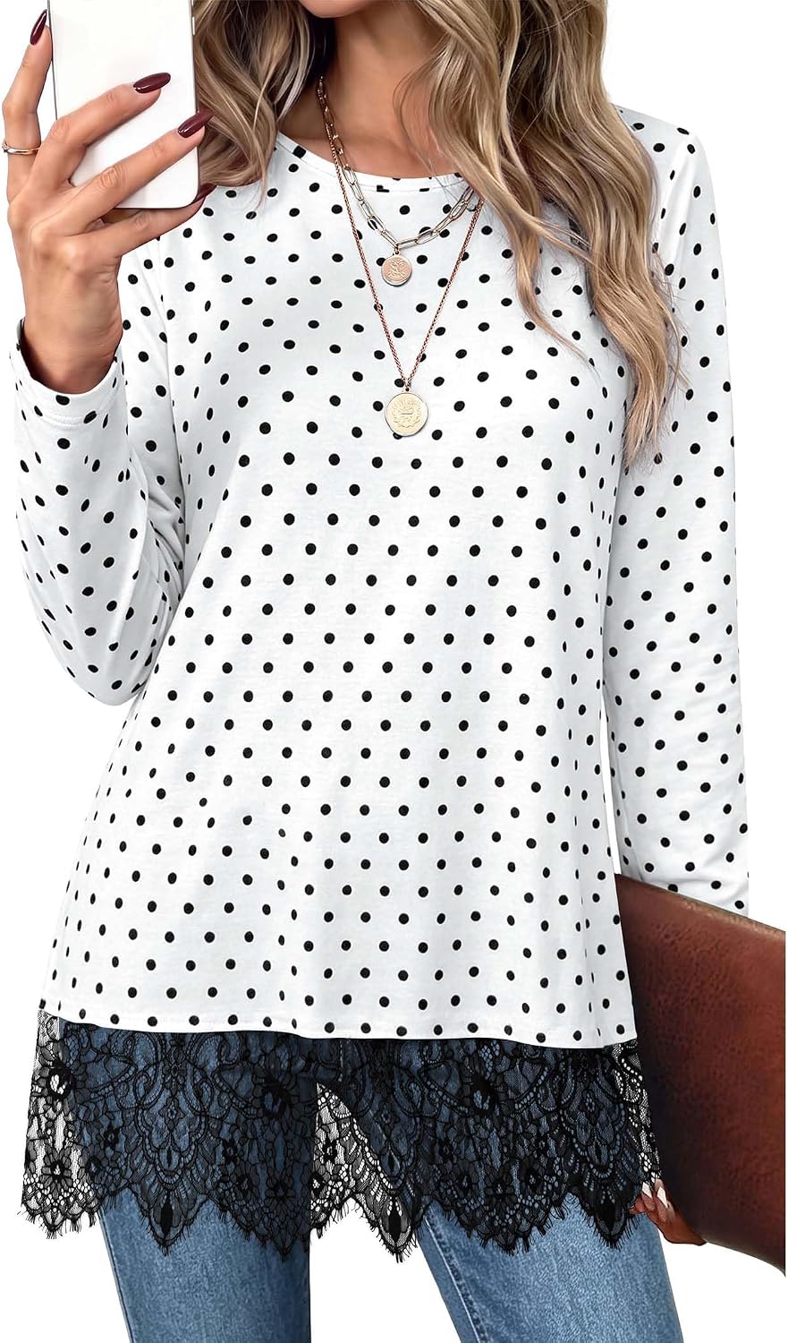 Long sleeve shirts. teacher outfits. womens tops dressy casual. lace tops for women