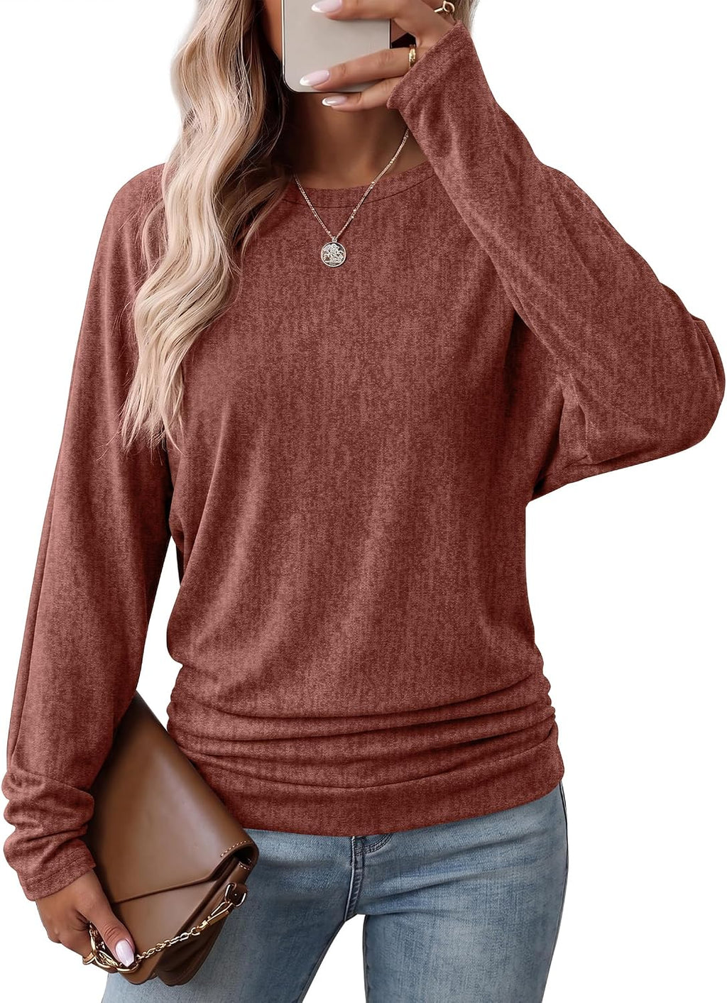 Women Sweaters Fall Tops Business Casual Outfits