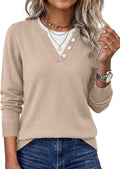 Women Lightweight Pullover Long Sleeve Tops